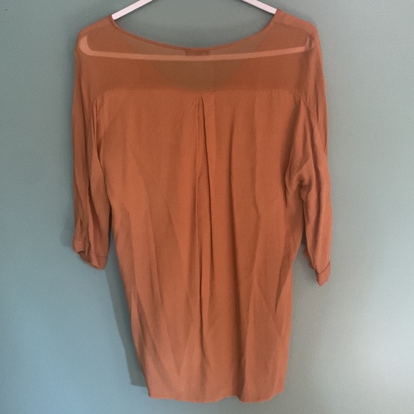 Camel brown blouse - Picture 2 of 2